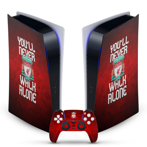 Liverpool Football Club Art YNWA Vinyl Sticker Skin Decal Cover for Sony PS5 Digital Edition Bundle