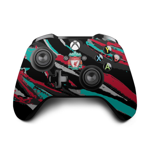 Liverpool Football Club Art Abstract Brush Vinyl Sticker Skin Decal Cover for Microsoft Xbox One S / X Controller