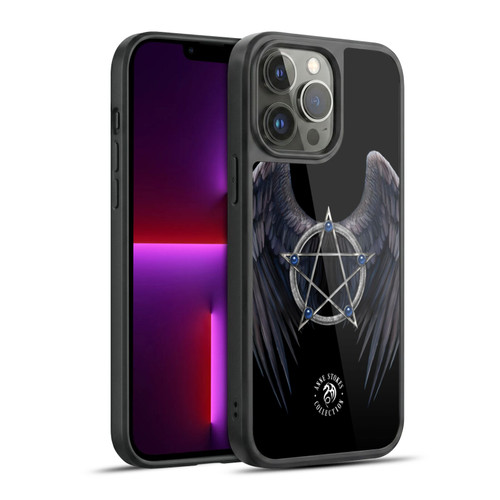 Anne Stokes Raven Winged Pentagram Gel Armour Case For Apple iPhone 13 Pro Max
