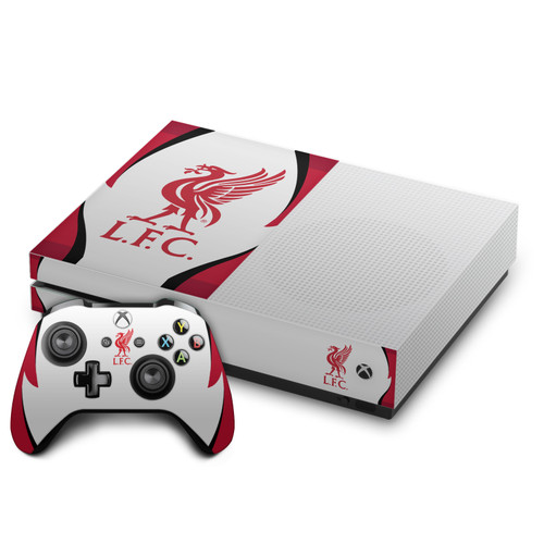 Liverpool Football Club Art Side Details Vinyl Sticker Skin Decal Cover for Microsoft One S Console & Controller