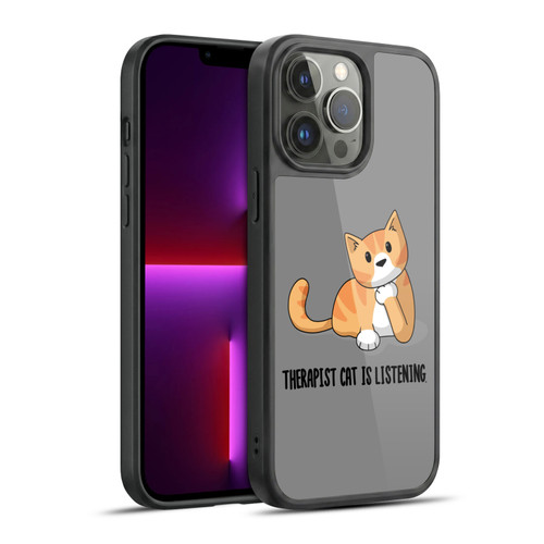 Beth Wilson Doodle Cats 2 Therapist Gel Armour Case For Apple iPhone 13 Pro Max