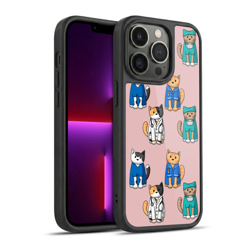 Beth Wilson Doodle Cats 2 Professionals Gel Armour Case For Apple iPhone 13 Pro