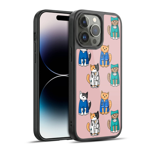 Beth Wilson Doodle Cats 2 Professionals Gel Armour Case For Apple iPhone 14 Pro Max