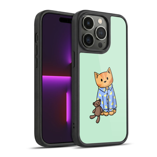 Beth Wilson Doodle Cats 2 Bedtime Pyjama Gel Armour Case For Apple iPhone 14 Pro