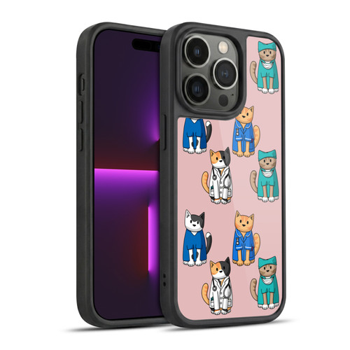 Beth Wilson Doodle Cats 2 Professionals Gel Armour Case For Apple iPhone 14 Pro