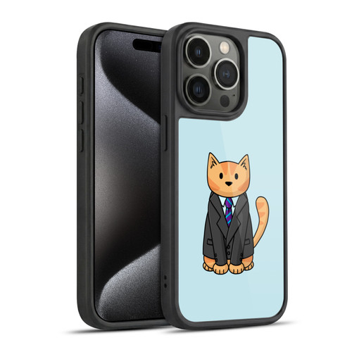 Beth Wilson Doodle Cats 2 Business Suit Gel Armour Case For Apple iPhone 15 Pro