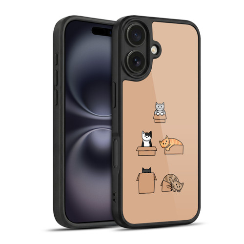 Beth Wilson Doodle Cats 2 Boxes Gel Armour Case For Apple iPhone 16