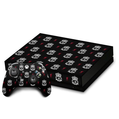 Liverpool Football Club Art Logo Pattern Vinyl Sticker Skin Decal Cover for Microsoft Xbox One X Bundle