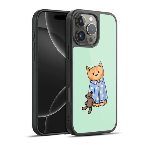 Beth Wilson Doodle Cats 2 Bedtime Pyjama Gel Armour Case For Apple iPhone 16 Pro Max