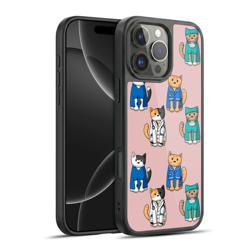 Beth Wilson Doodle Cats 2 Professionals Gel Armour Case For Apple iPhone 16 Pro Max