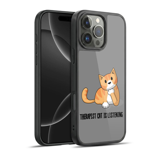 Beth Wilson Doodle Cats 2 Therapist Gel Armour Case For Apple iPhone 16 Pro Max