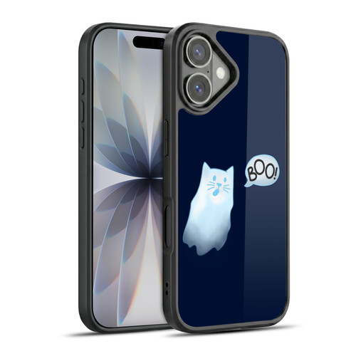 Beth Wilson Doodle Cats 2 Boo Halloween Ghost Gel Armour Case For Apple iPhone 17