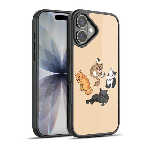 Beth Wilson Doodle Cats 2 Washing Time Gel Armour Case For Apple iPhone 17