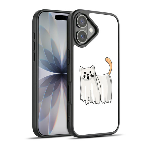 Beth Wilson Doodle Cats 2 Halloween Ghost Gel Armour Case For Apple iPhone 17