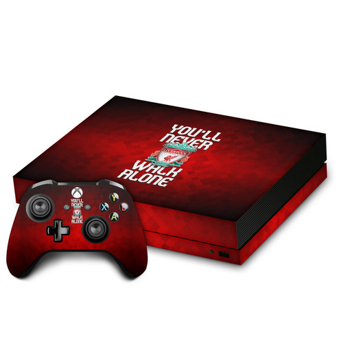 Liverpool Football Club Art YNWA Vinyl Sticker Skin Decal Cover for Microsoft Xbox One X Bundle