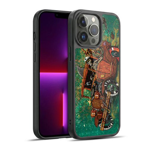 David Lozeau Skeleton Grunge Tiki Towing Gel Armour Case For Apple iPhone 13 Pro Max