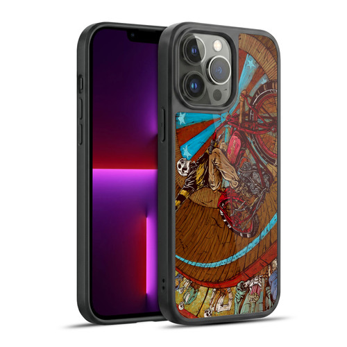 David Lozeau Skeleton Grunge Wall Of Death Gel Armour Case For Apple iPhone 13 Pro Max