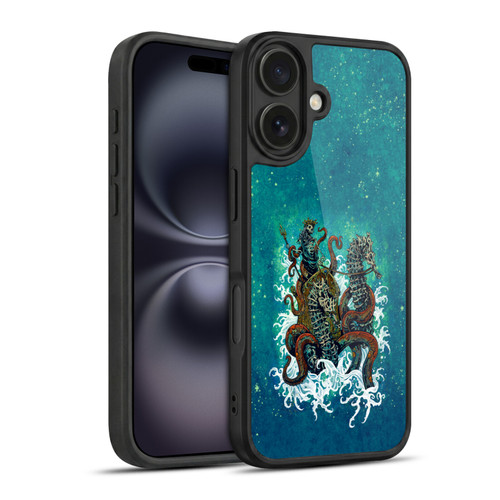 David Lozeau Skeleton Grunge Neptune Nautical Gel Armour Case For Apple iPhone 16