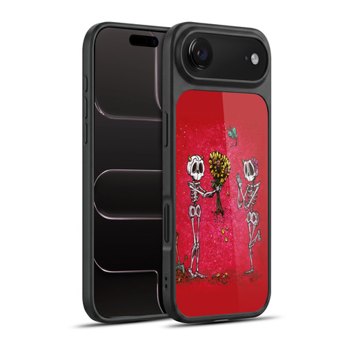 David Lozeau Skeleton Grunge Sunflower Gel Armour Case For Apple iPhone 17 Air