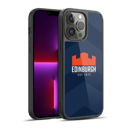 Edinburgh Rugby Graphics Lines Gel Armour Case For Apple iPhone 13 Pro Max