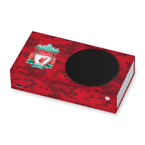 Liverpool Football Club Art Crest Red Camouflage Vinyl Sticker Skin Decal Cover for Microsoft Xbox Series S Console