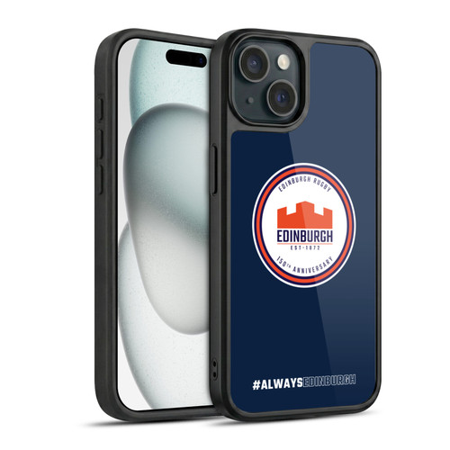 Edinburgh Rugby Graphics 150th Logo Gel Armour Case For Apple iPhone 15