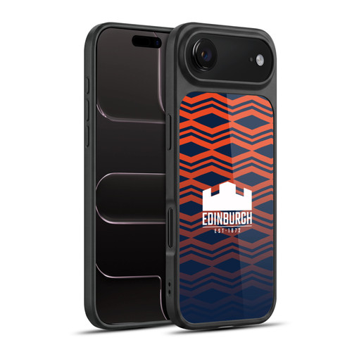 Edinburgh Rugby Graphics Pattern Gradient Gel Armour Case For Apple iPhone 17 Air