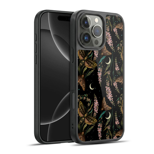 Episodic Drawing Pattern Death Head Pattern Gel Armour Case For Apple iPhone 16 Pro Max