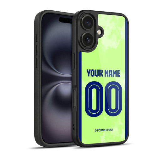 Custom Customised Personalised FC Barcelona 2024/25 Kit Third Gel Armour Case For Apple iPhone 16