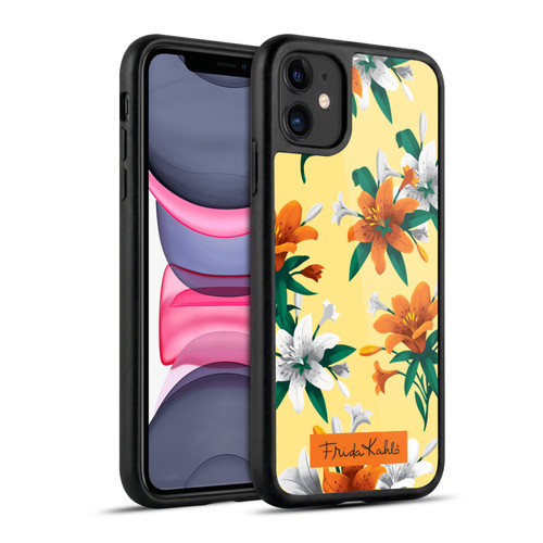 Frida Kahlo Flowers Orange Lilies Gel Armour Case For Apple iPhone 11