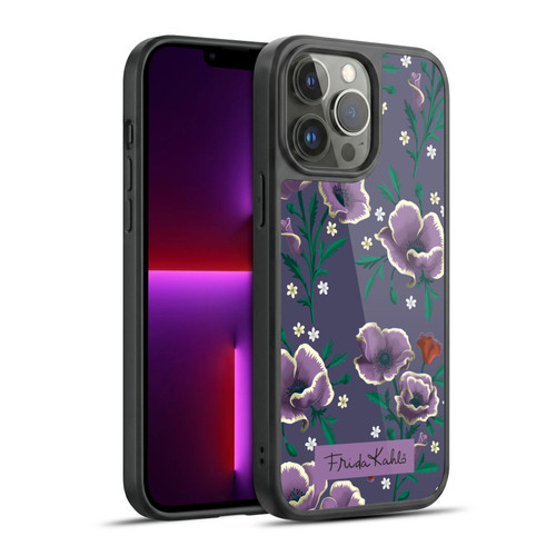 Frida Kahlo Flowers Purple Gel Armour Case For Apple iPhone 13 Pro Max