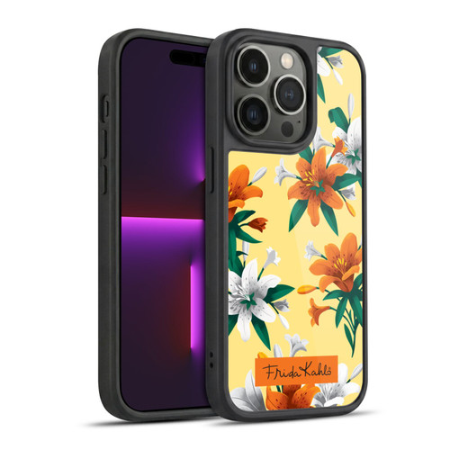 Frida Kahlo Flowers Orange Lilies Gel Armour Case For Apple iPhone 14 Pro