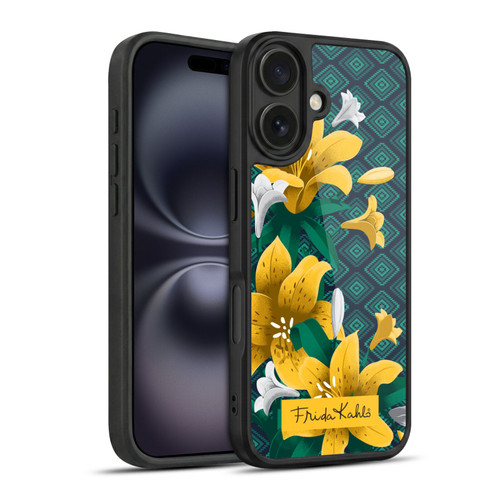Frida Kahlo Flowers Yellow Lilies Gel Armour Case For Apple iPhone 16