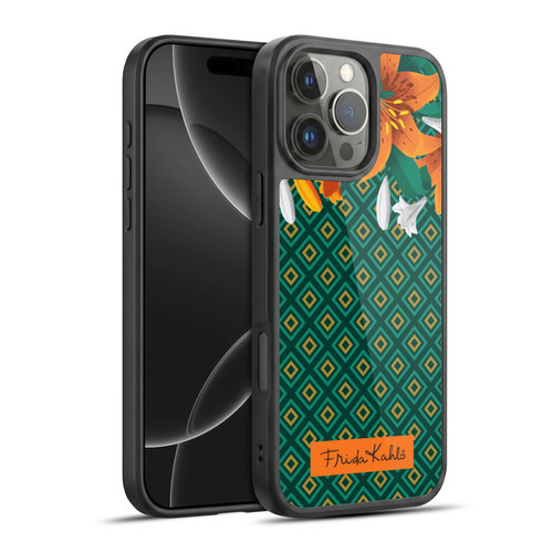 Frida Kahlo Flowers Lilies Gel Armour Case For Apple iPhone 16 Pro Max