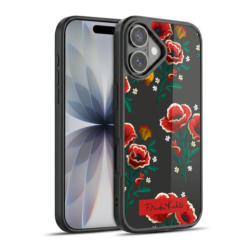 Frida Kahlo Flowers Red Gel Armour Case For Apple iPhone 17