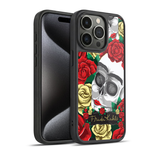 Frida Kahlo Roses Pair Skull Gel Armour Case For Apple iPhone 15 Pro