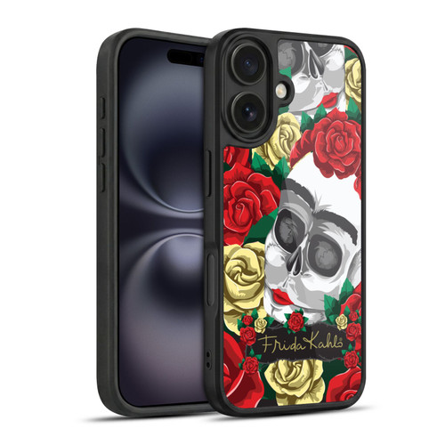 Frida Kahlo Roses Pair Skull Gel Armour Case For Apple iPhone 16