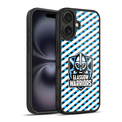 Glasgow Warriors Graphics Stripes Gel Armour Case For Apple iPhone 16
