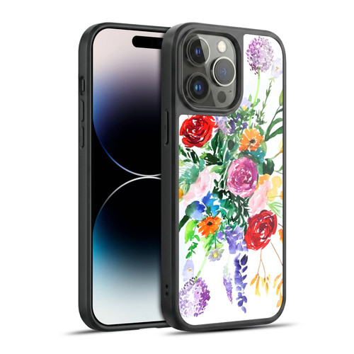 Mai Autumn Floral Garden Mandala Gel Armour Case For Apple iPhone 14 Pro Max