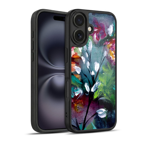 Mai Autumn Floral Garden Night Gel Armour Case For Apple iPhone 16