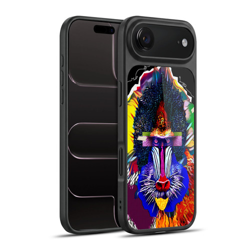 Michel Keck Animal Collage Baboon Gel Armour Case For Apple iPhone 17 Air