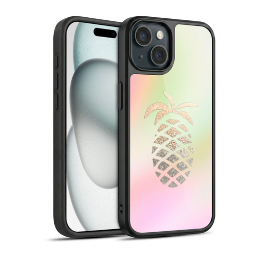 Monika Strigel Dreamland Gold Pineapple Gel Armour Case For Apple iPhone 15