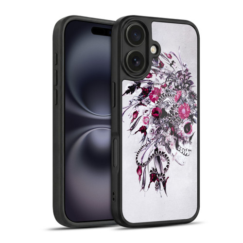 Riza Peker Skulls 6 Red Gel Armour Case For Apple iPhone 16