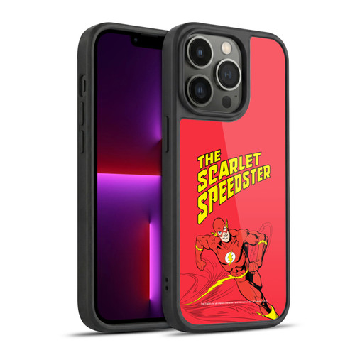 The Flash DC Comics Vintage Scarlet Speedster Gel Armour Case For Apple iPhone 13 Pro