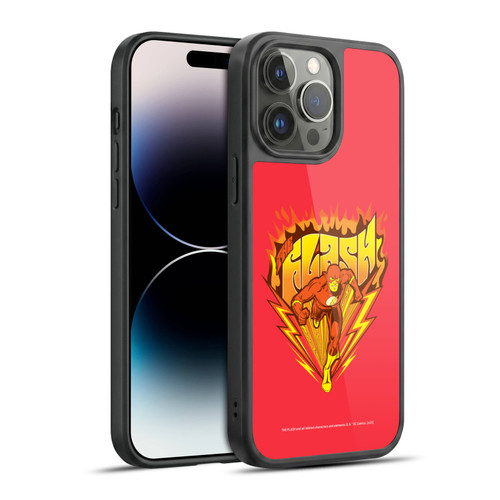The Flash DC Comics Vintage Fastest Man Gel Armour Case For Apple iPhone 14 Pro Max