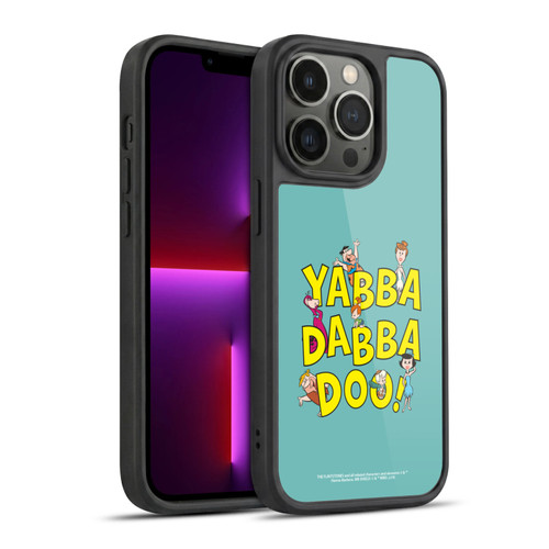 The Flintstones Graphics Yabba-Dabba-Doo Gel Armour Case For Apple iPhone 13 Pro
