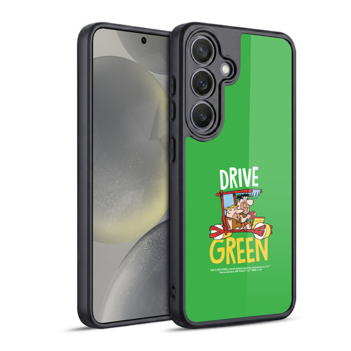 The Flintstones Graphics Drive Green Gel Armour Case For Samsung Galaxy S24 5G