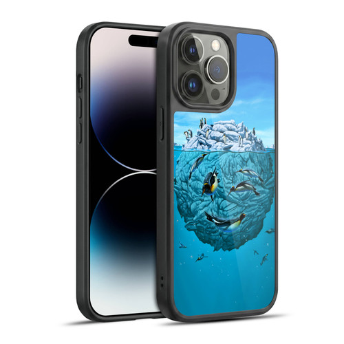 Vincent Hie Graphics Penguin Wink Gel Armour Case For Apple iPhone 14 Pro Max