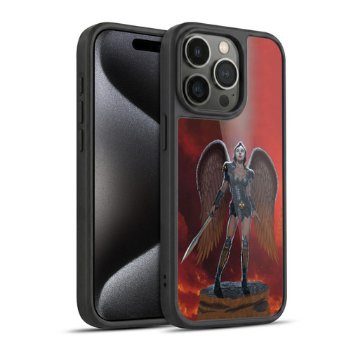 Vincent Hie Graphics Angel Of Vengeance Gel Armour Case For Apple iPhone 15 Pro
