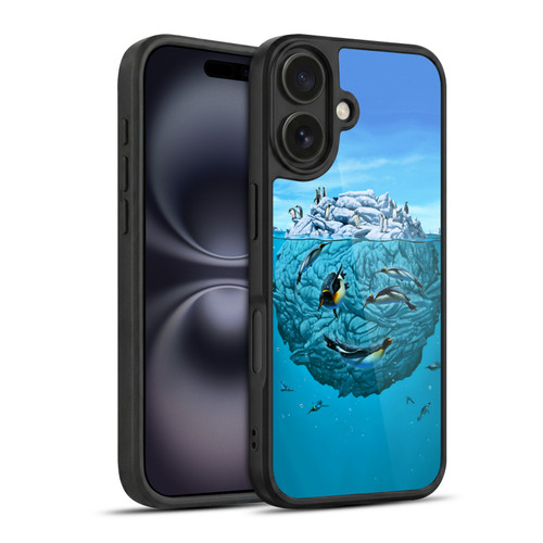 Vincent Hie Graphics Penguin Wink Gel Armour Case For Apple iPhone 16